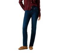 Slim-fit-Jeans PEPE JEANS "GEN PUSH UP", Damen, Gr. 31, Länge 32, dunkelblau, Denim/Jeans, Obermaterial: 84% Baumwolle, 15% Polyester, 1% Elasthan, slim fit lang, Jeans Slim-fit-Jeans, mit doppeltem K