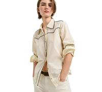 Funktionsshirt PEPE JEANS "shirt GIANNA SHIRT", Damen, Gr. XS, canvas weiß, 100% Baumwolle, Shirts Funktionsshirt (54663161-XS) canvas weiß