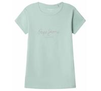 Pepe Jeans HANA Glitter N T-Shirt für Mädchen, Blau (Aqua Blue), 10