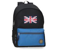 Pepe Jeans Henry Mochila Adaptable a Carro 15,6" Zoll Schwarz 31x44x17, 5 cm Polyester 23, 87L von Joumma Bags