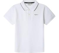 Pepe Jeans Henry-Poloshirt für Jungen, weiß, 8 Jahre