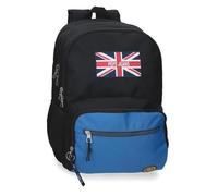 Pepe Jeans Henry Schulrucksack 15.6 "Zoll Schwarz 33x46x15 cm Polyester 22.77L von Joumma Bags