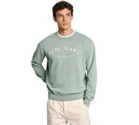 Pepe Jeans Herren Aldridge Crew Sweatshirt, Grün (Winter Mint Green), XL