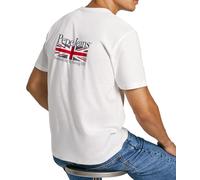 Pepe Jeans Herren Alfie T-Shirt, Weiß (Weiß), L
