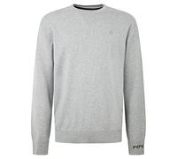 Pepe Jeans Herren Andre Crew Neck Pullover, Grau (Grey Marl), XL