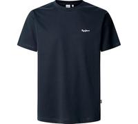 Pepe Jeans T-Shirt Herren Regular Fit Kurzarm Rundhals Baumwolle blau, L