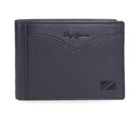 Pepe Jeans Herren Brieftasche, Bifold, Blau, 11,5 x 8 x 1 cm, Leder, RFID-geschützt