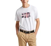 Pepe Jeans Clag T-Shirt weiß/blau/rot - XL