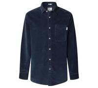 Pepe Jeans Regular Fit Freizeithemd aus Baumwoll-Mix Modell 'CLAYTON' in Marine, Größe XL