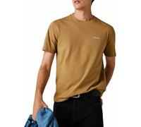 Pepe Jeans Herren Contrast Connor T-Shirt, Braun (Camel Beige), XL