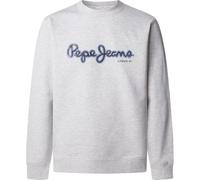 Pepe Jeans Herren Dorian Crew Sweatshirt, Grau (Light Grey Marl), XL, Grau (Hellgrau meliert), XL