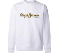 Pepe Jeans Herren Dorian Crew Sweatshirt, weiß, XL