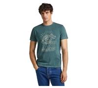 Pepe Jeans Herren Dorian Tee T-Shirt, Green (Regent Green), XXL
