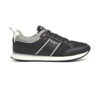 Pepe Jeans Herren Dublin Brand Sneaker, Schwarz (Schwarz), 6