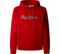 Pepe Jeans Herren Duke Hoodie Sweatshirt, Rot (Rugby-Rot), L