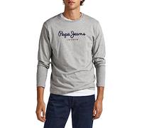 Pepe Jeans Herren Eggo Long T-Shirt, Grau Marl, S
