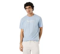 Pepe Jeans Herren Eggo N T-Shirt, Blau (Soho Blue), XS