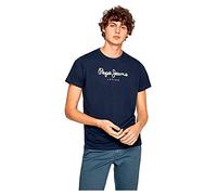 Pepe Jeans T‑Shirt Eggo Herren Regular Fit Kurzarm Rundhals Baumwolle Navy XL