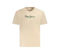 Pepe Jeans Herren Eggo N T-Shirt, Brown (Light Beige), L