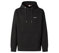 Pepe Jeans Regular Fit Hoodie aus Baumwoll-Mix Modell 'GRIFFIN' in Black, Größe XL