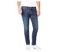 Slim-fit-Jeans PEPE JEANS "HATCH" Gr. 33, Länge 34, blau (dark, used) Herren Jeans Slim Fit (38193038-33)