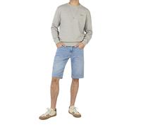 Pepe Jeans Herren Jeans Short SLIM GYMDIGO SHORT TRACK - Slim Fit - Blau Grau