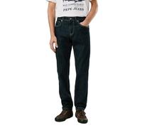 Relax-fit-Jeans PEPE JEANS "relaxed fit jeans STRAIGHT JEANS CASH", Herren, Gr. 32, Länge 32, blau (clean schwarz indigo), 76% Baumwolle, 23% Lyocell, 1% Elasthan, Jeans (94954430-32) clean schwarz in