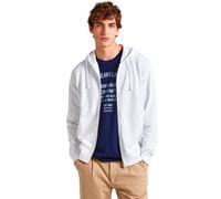 Pepe Jeans Herren Joe Zip Kapuzenpullover, Weiß (White), S