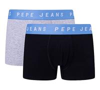 Pepe Jeans Herren Logo Tk Lr 2P Trunks, Black (Black), XL (2er Pack)