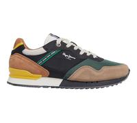 Pepe Jeans Herren London Brand M Sneaker, Braun Dark Stone Beige, 43 EU