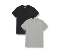 Pepe Jeans Herren M Basic Logo Stretch Pack T-Shirt, Grau (Marl Grey), XL, Grau (meliertes Grau), XL