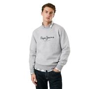Pepe Jeans Herren Macbeth Melange Crew Sweatshirt, Grau (Marl Grey), M