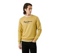 Pepe Jeans Herren Macbeth Plain Crew Sweatshirt, Gelb (Cast Yellow), S