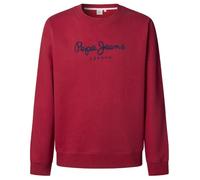 Pepe Jeans Herren Macbeth Plain Crew Sweatshirt Rot (Rugby RED), S, Rot (Rugby Red), S