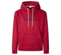 Pepe Jeans Herren Macbeth Plain Hoodie Sweatshirt, Rot (Rugby Red), S