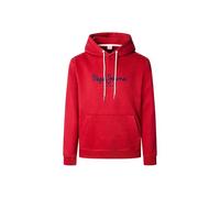 Pepe Jeans Herren Sweatshirt Macbeth – Kapuzenpullover mit Reißverschluss, Rugby Red, Größe S