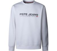 Pepe Jeans Herren Matthew Crew Sweatshirt, Weiß (Weiß), M, Weiß (Weiß), M