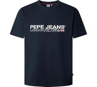 Pepe Jeans Herren Matthew Tee T-Shirt, Blau (Dulwich Blue), L