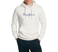 Pepe Jeans Herren New Joe Hoodie Sweatshirt, Weiß (Off-White), L