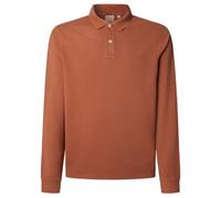 Pepe Jeans Herren New Oliver Gd Ls Poloshirt, Rot (Ziegelrot), S