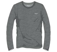 Pepe Jeans Herren Original Basic 2 Long Unterhemd, Grau meliert, XL