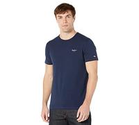 Pepe Jeans Herren Original Basic 3 N T-Shirt, Blau (Navy), S