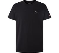 Pepe Jeans Herren Original Basic 3 N T-Shirt, Schwarz (Black), M
