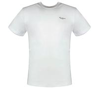 Pepe Jeans Herren Original basis 3 N T shirt, Weiß (White), M EU