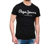 Pepe Jeans Herren Original Stretch N T Shirt, 999schwarz, XL EU