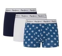 Pepe Jeans Herren P Dot Tk 3P Trunks, Blue (Dark Blue), S