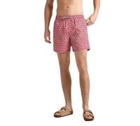 Pepe Jeans Herren P Print Badeshorts, Rot (Cherry Red), S
