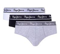 Pepe Jeans Herren Pepe Bf 3P Slip, Grau meliert, L (3er Pack), grau, L