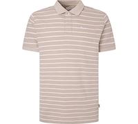 Pepe Jeans Herren Pepe Stripes Polo, Brown (Malt), XXL