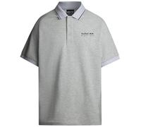 Pepe Jeans - Herren Polo-Shirt - Kurzarm - Baumwoll-Stretch-Piqué - Red Bull Racing Team - Sportlicher Schnitt - Grau (Meliertes Grau) - Bekleidungsgröße - XL